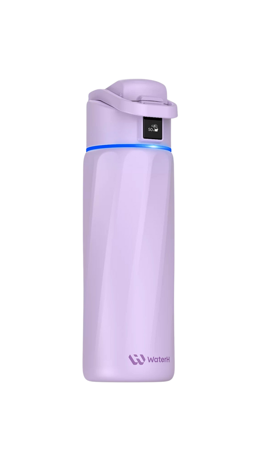 WaterH Boost — Botella Inteligente 24oz color morado | Hidratación Automática