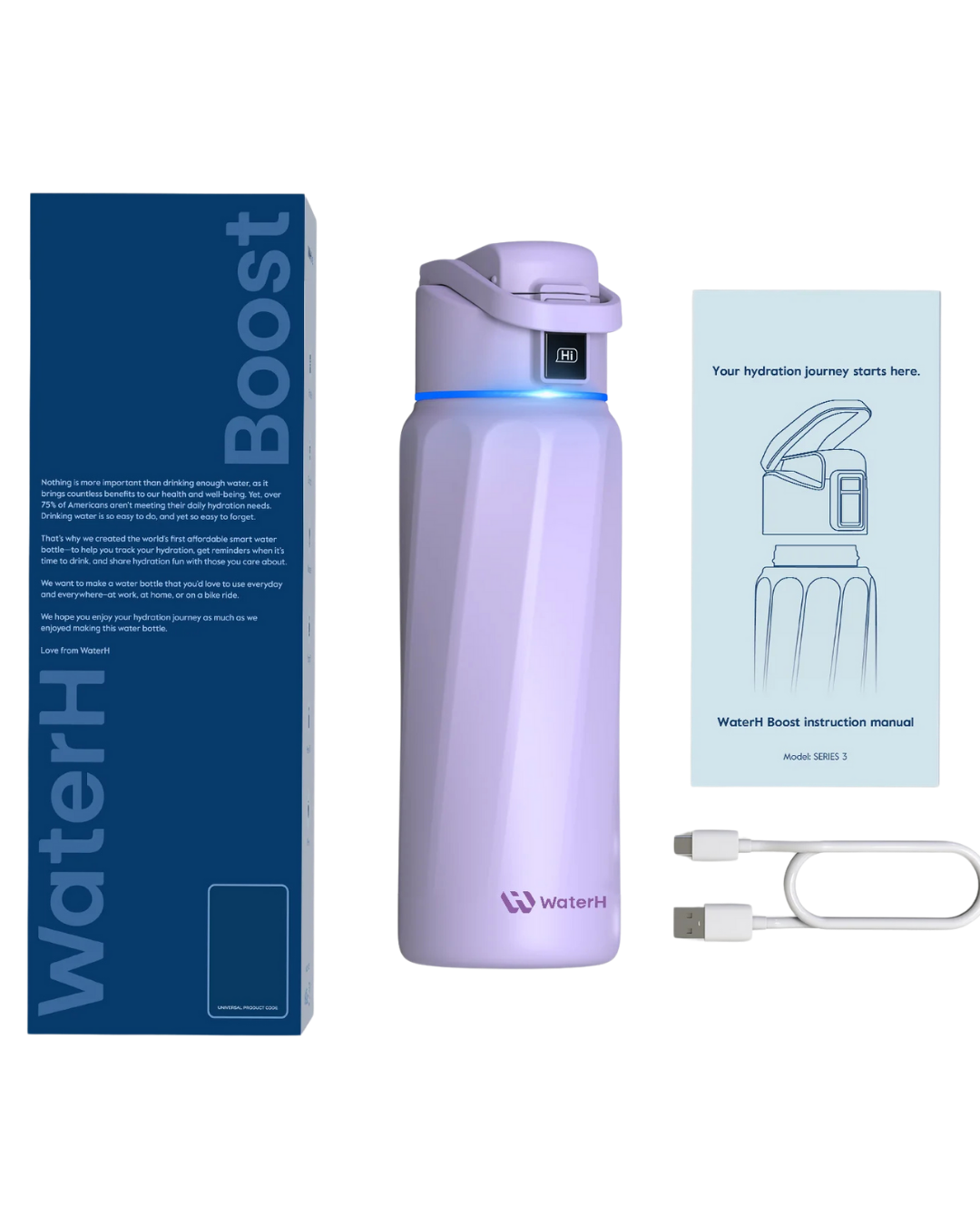 Water H Boost – Botella Inteligente 24oz