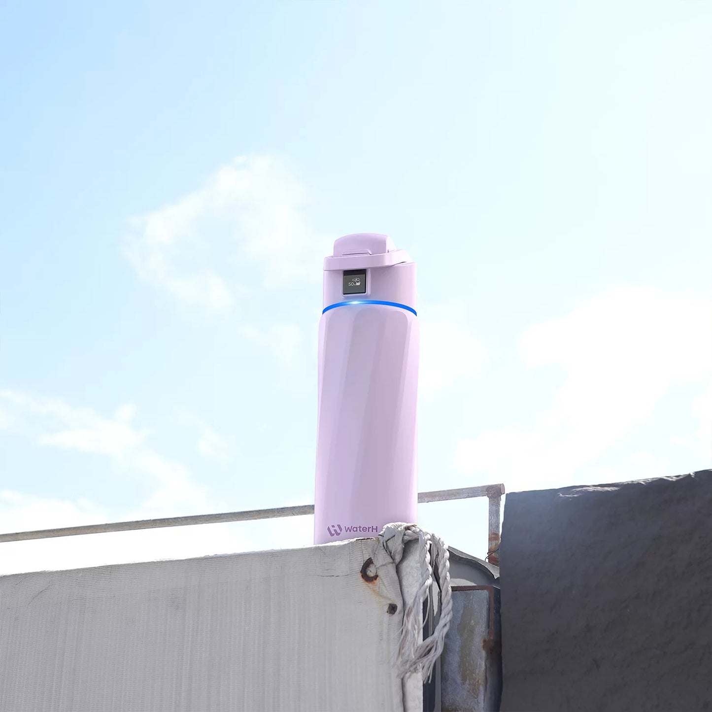 WaterH Boost — Botella Inteligente 24oz color negro | Hidratación Automática