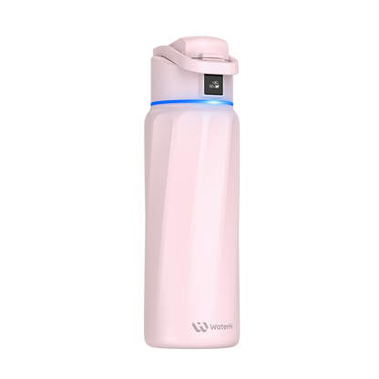 WaterH Boost — Botella Inteligente 32oz color Rosada | Hidratación Automática