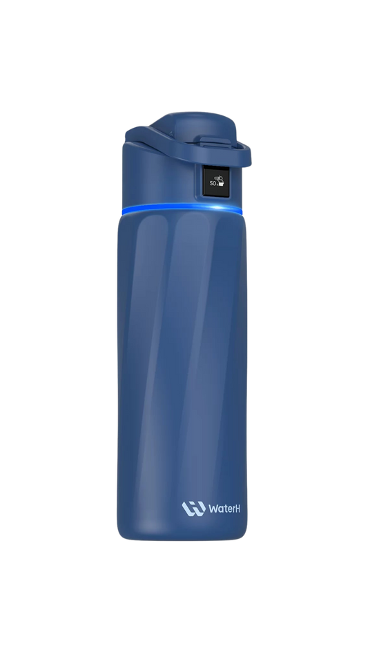 WaterH Boost — Botella Inteligente 24oz color azul | Hidratación Automática