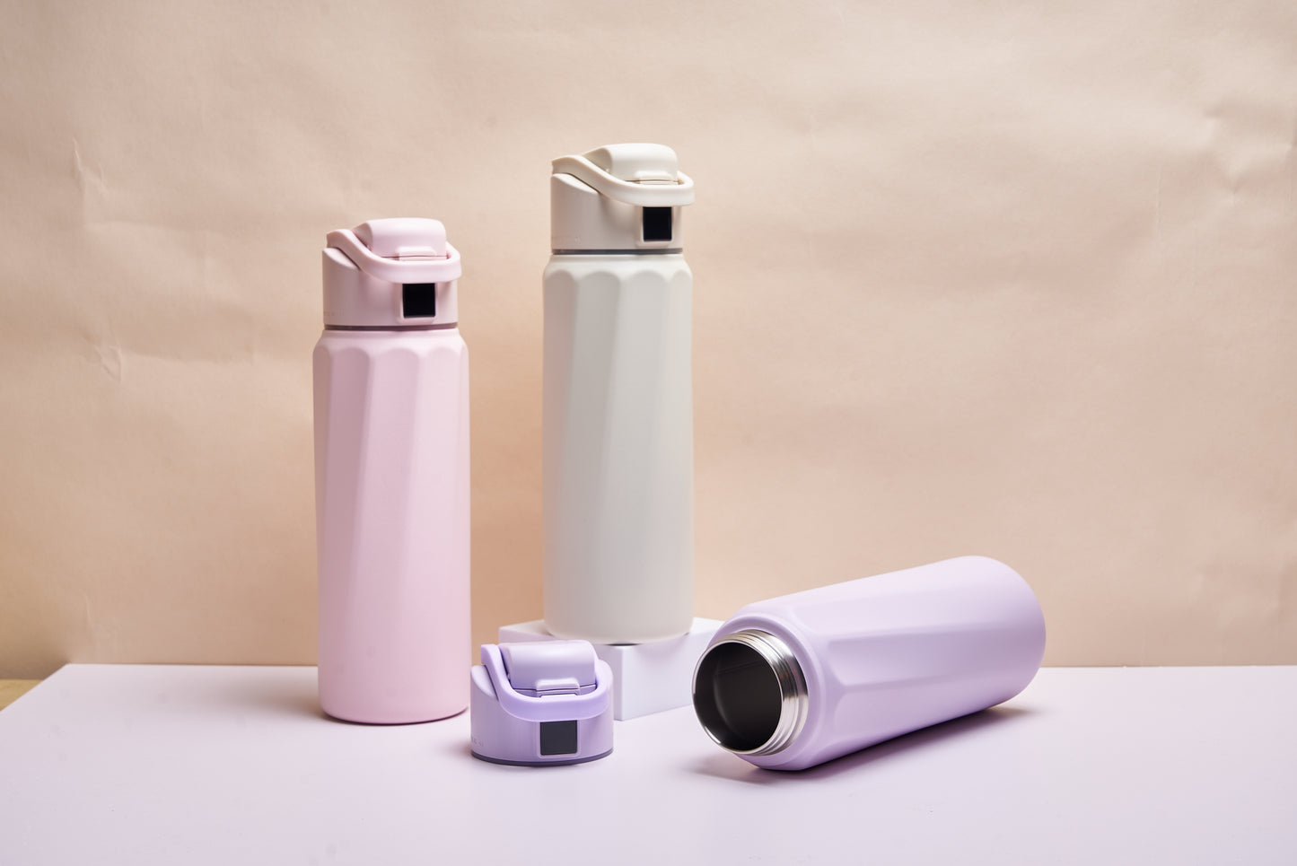 WaterH Boost — Botella Inteligente 32oz color Rosada | Hidratación Automática